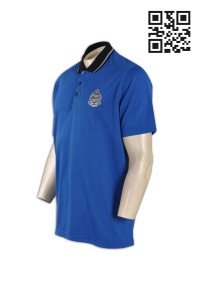 P575 DIY team group uniform polo shirt department polo shirts with embroidery pattern contrast color XXL XL large size polo supplier company